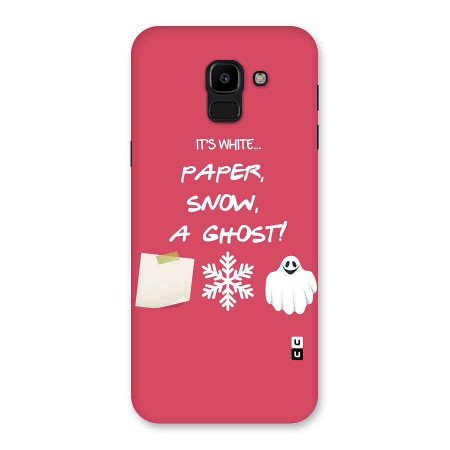 Snow Paper Back Case for Galaxy J6