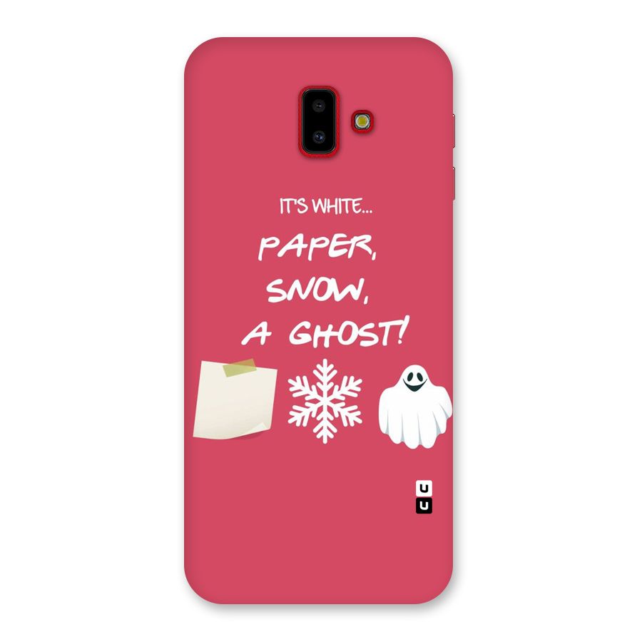 Snow Paper Back Case for Galaxy J6 Plus