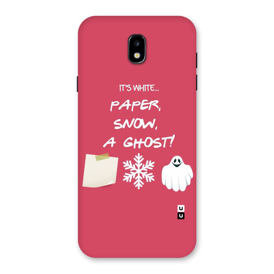 Snow Paper Back Case for Galaxy J7 Pro