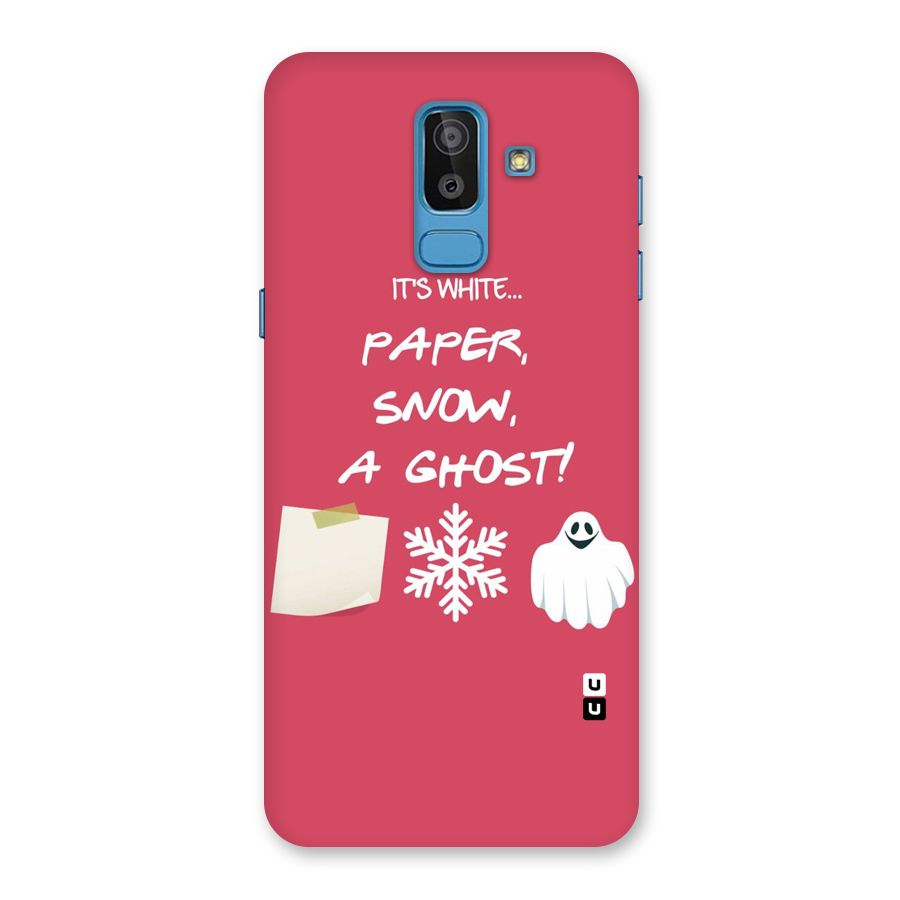 Snow Paper Back Case for Galaxy J8