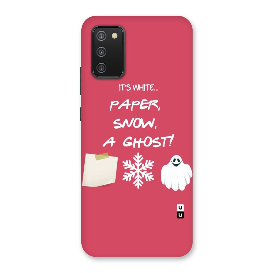 Snow Paper Back Case for Galaxy M02s
