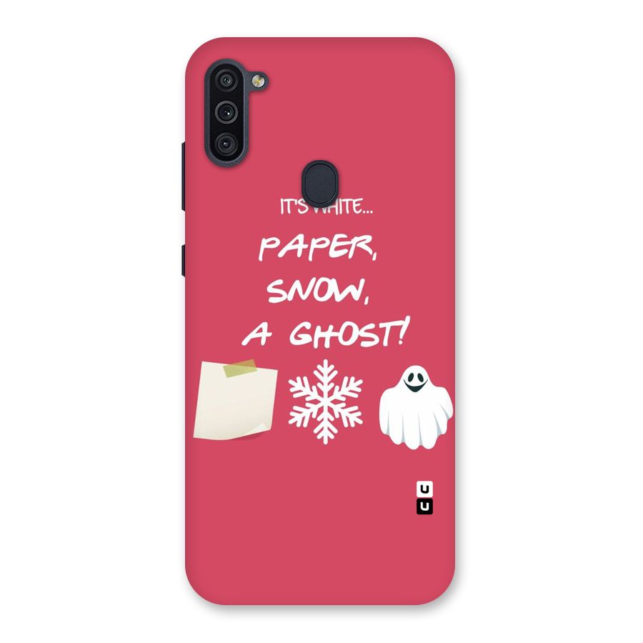 Snow Paper Back Case for Galaxy M11