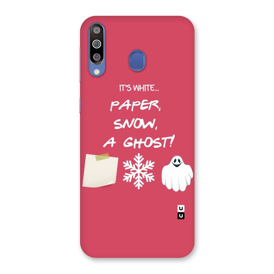 Snow Paper Back Case for Galaxy M30