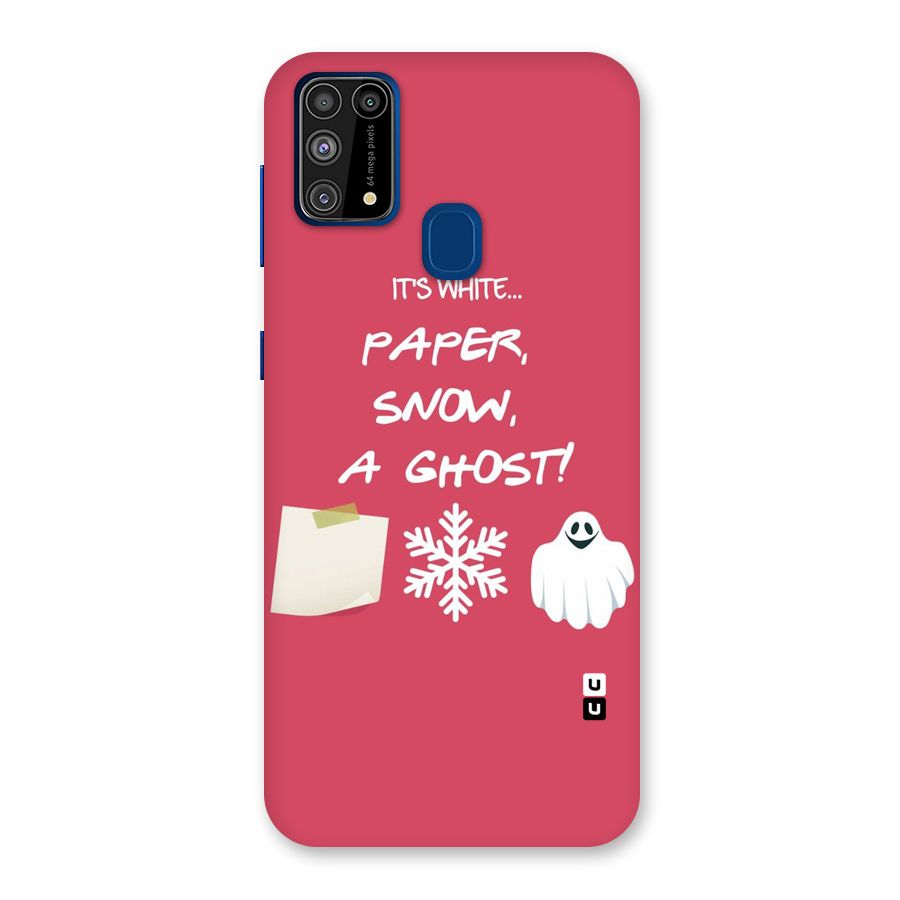 Snow Paper Back Case for Galaxy M31