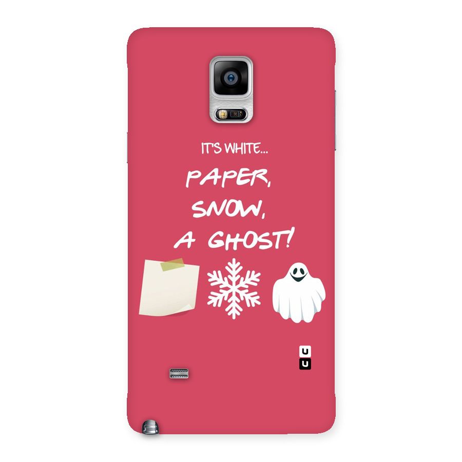 Snow Paper Back Case for Galaxy Note 4