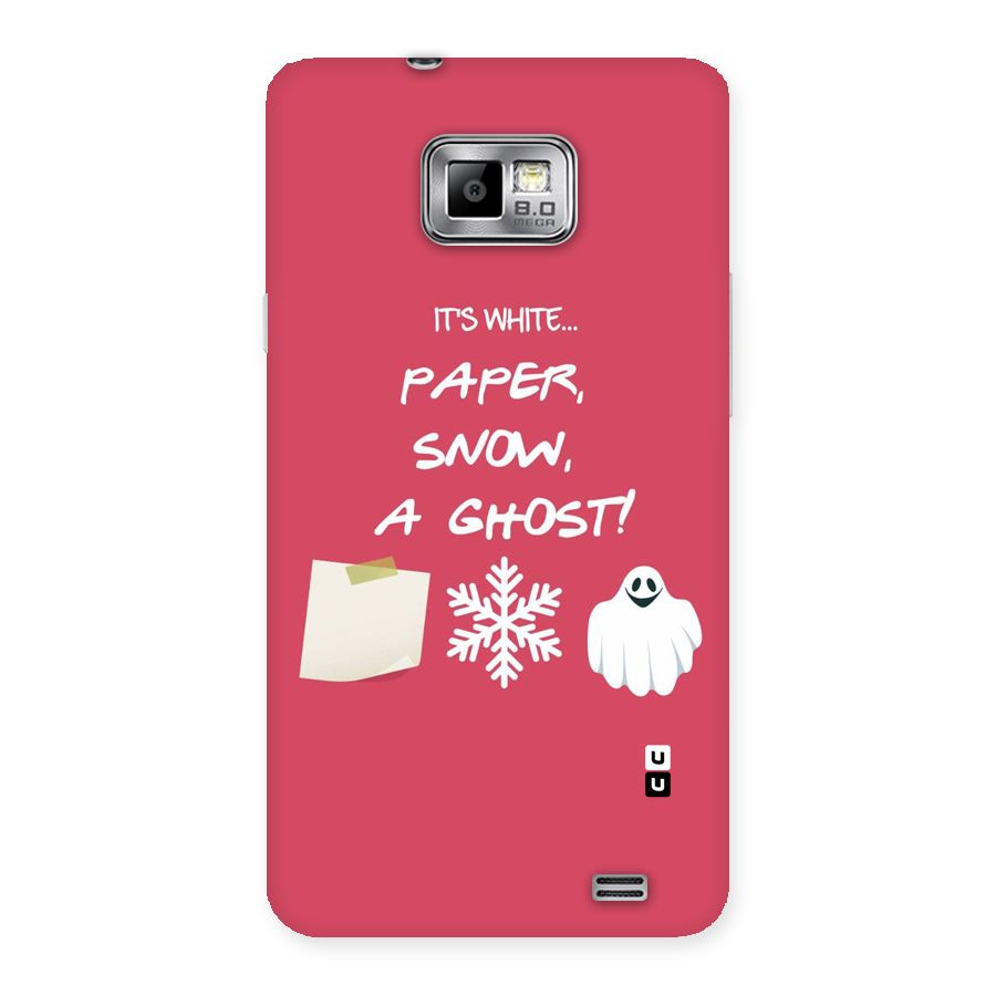 Snow Paper Back Case for Galaxy S2