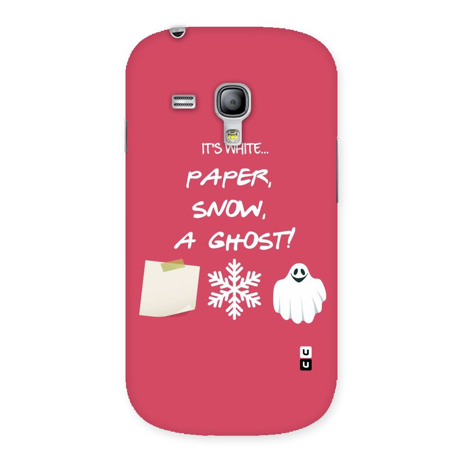 Snow Paper Back Case for Galaxy S3 Mini