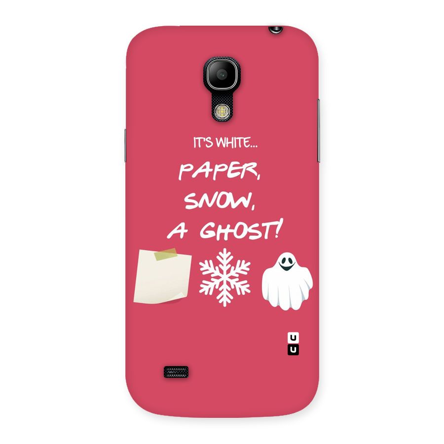 Snow Paper Back Case for Galaxy S4 Mini