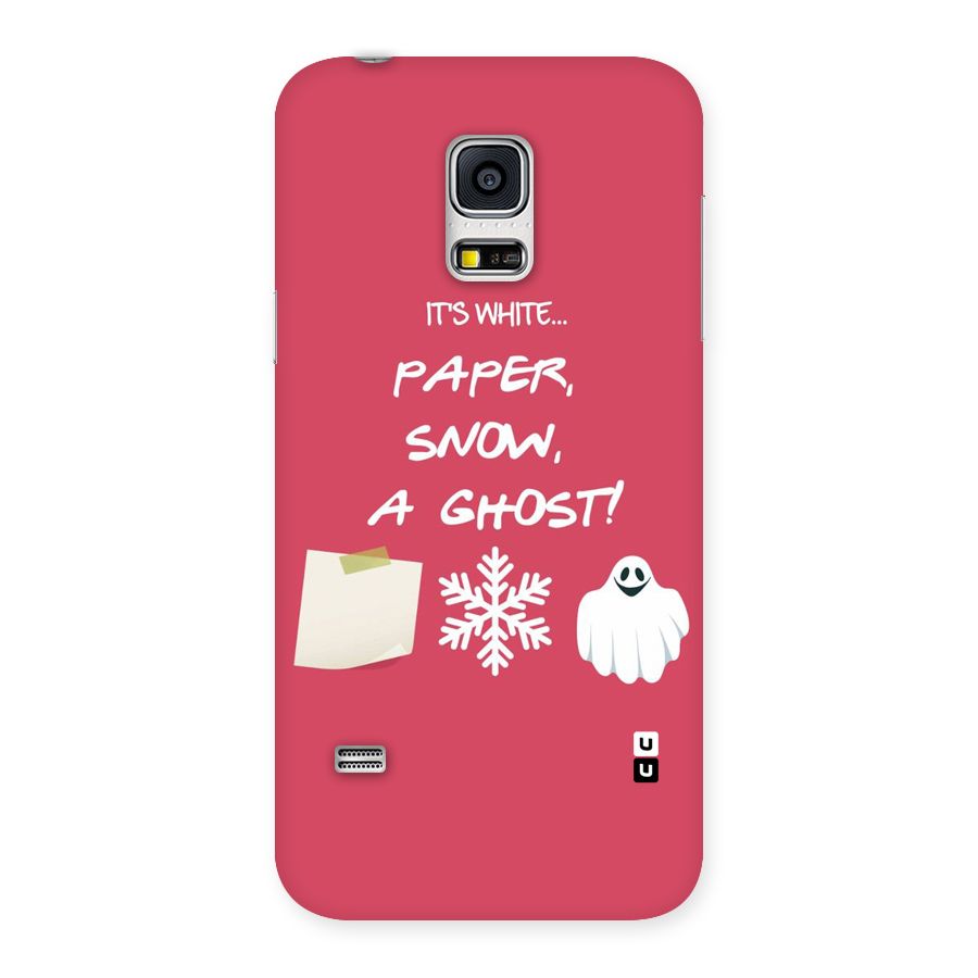 Snow Paper Back Case for Galaxy S5 Mini