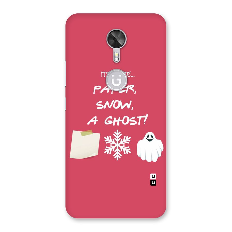 Snow Paper Back Case for Gionee A1