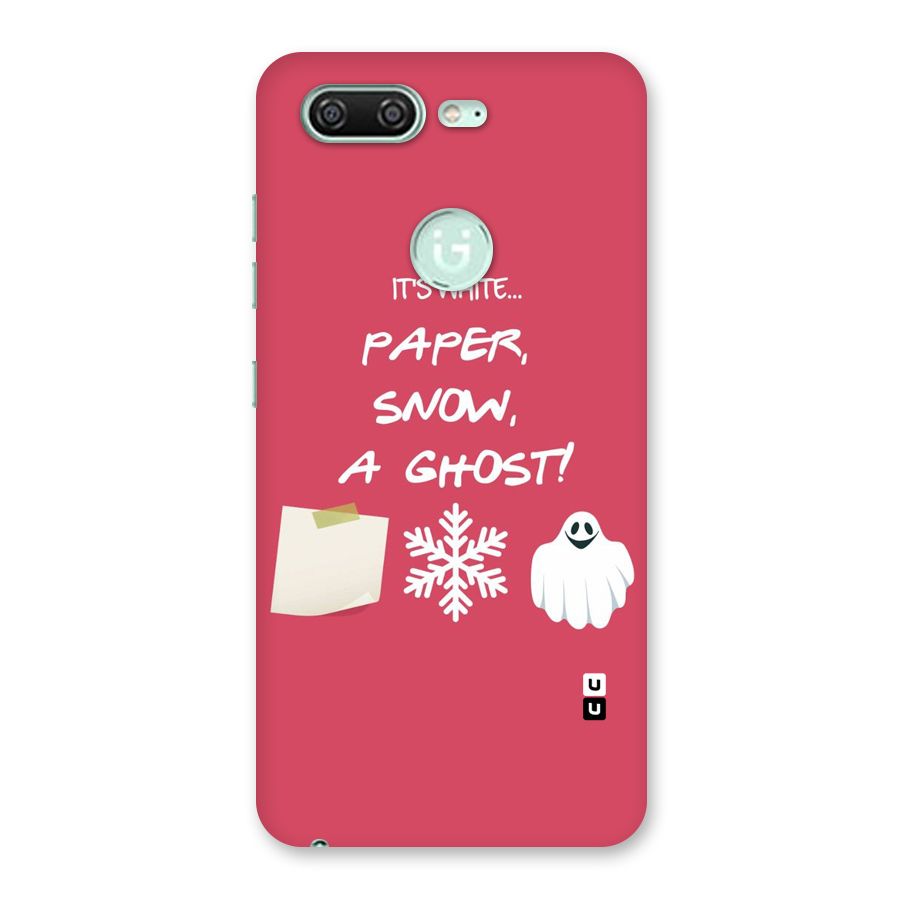 Snow Paper Back Case for Gionee S10