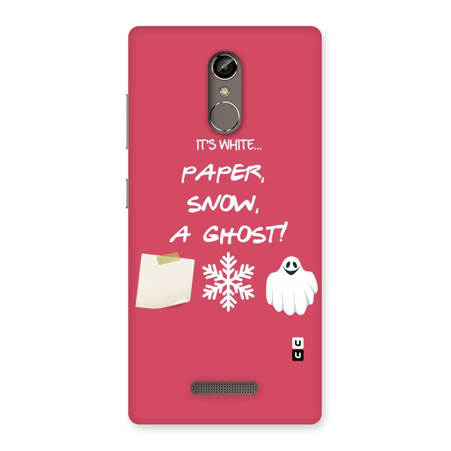Snow Paper Back Case for Gionee S6s