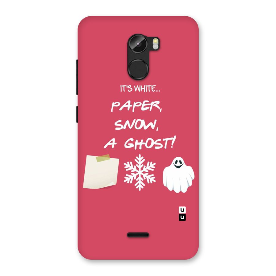 Snow Paper Back Case for Gionee X1
