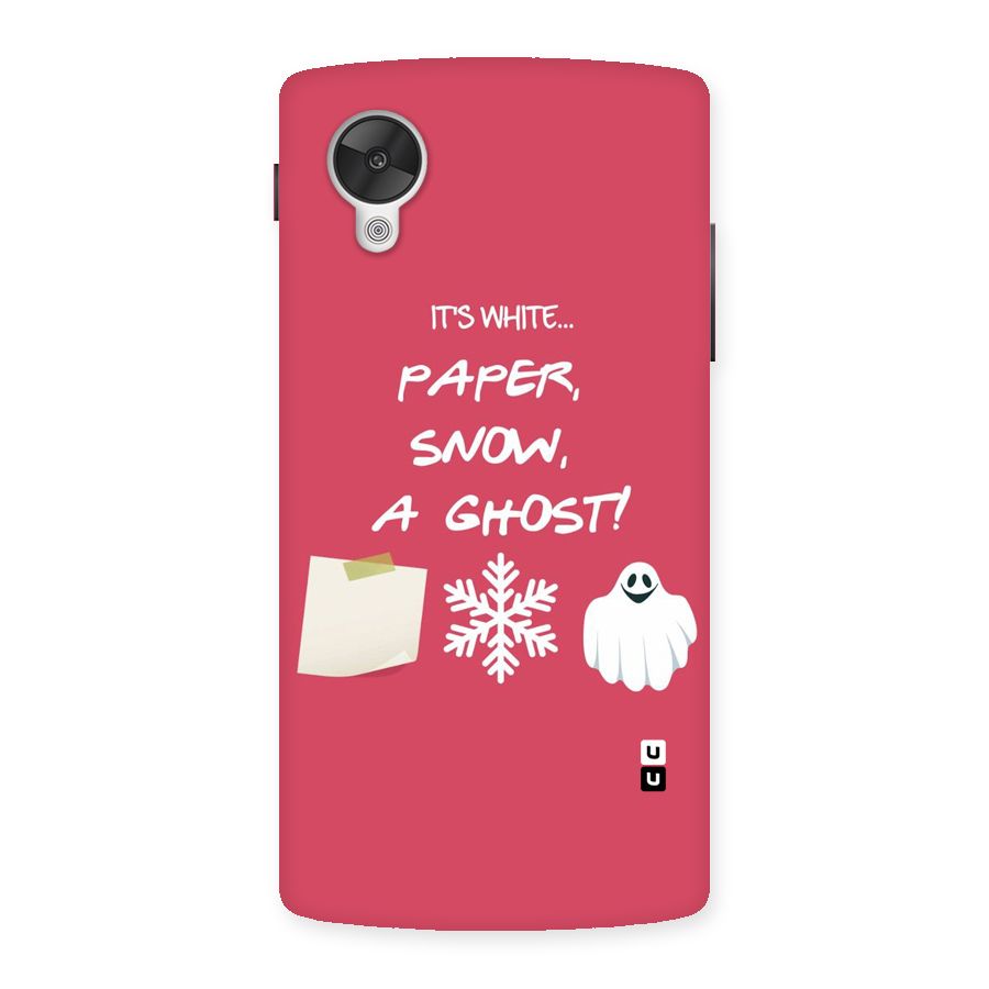 Snow Paper Back Case for Google Nexsus 5
