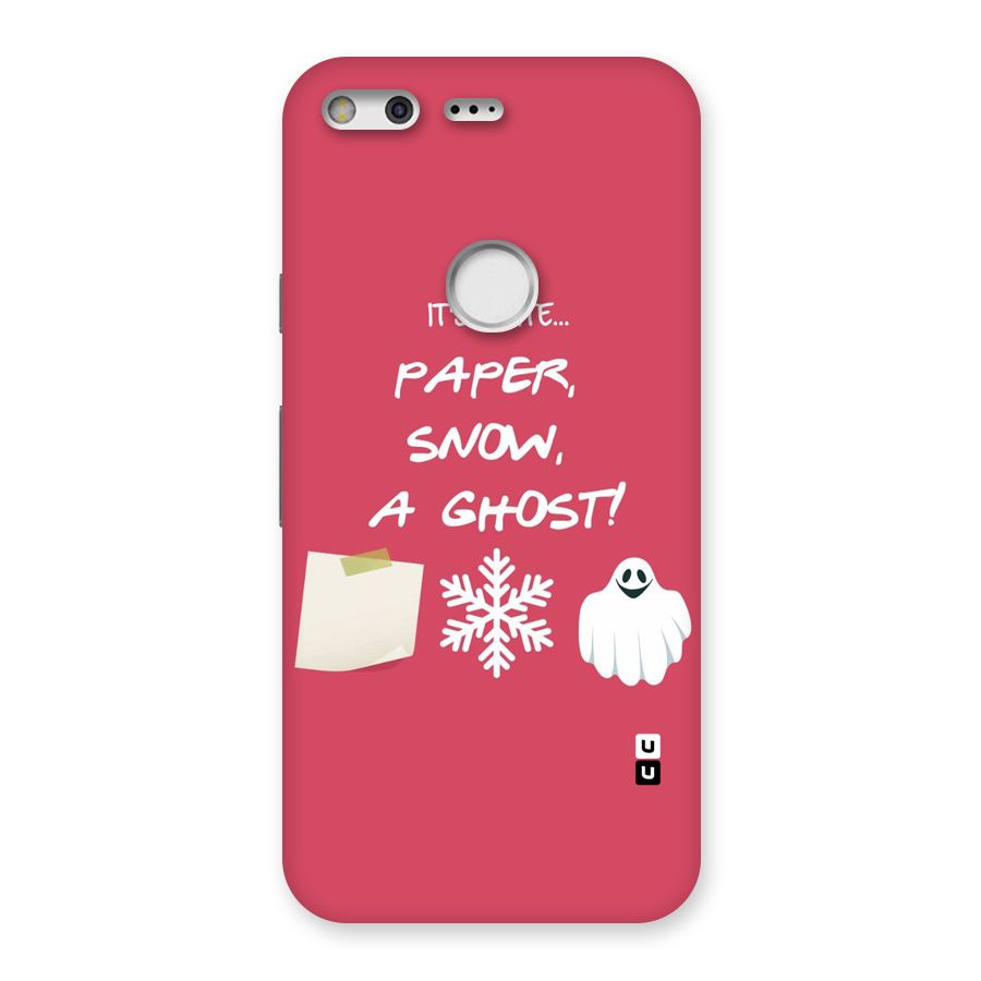 Snow Paper Back Case for Google Pixel