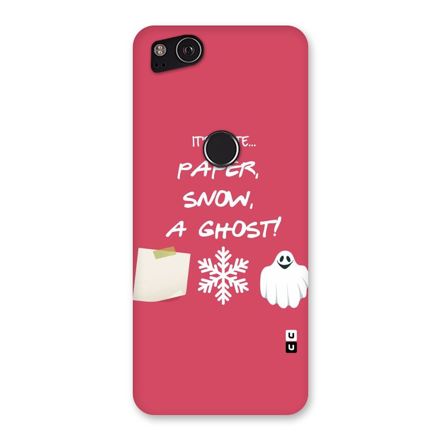Snow Paper Back Case for Google Pixel 2