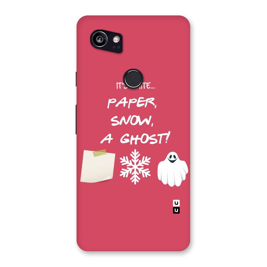 Snow Paper Back Case for Google Pixel 2 XL