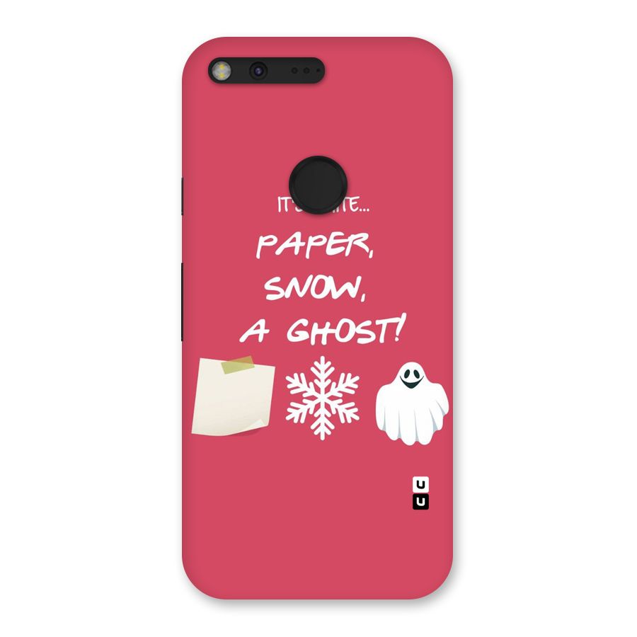 Snow Paper Back Case for Google Pixel XL