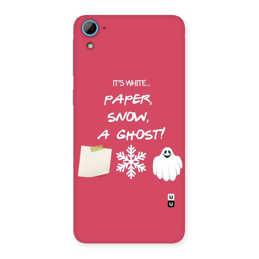 Snow Paper Back Case for HTC Desire 826