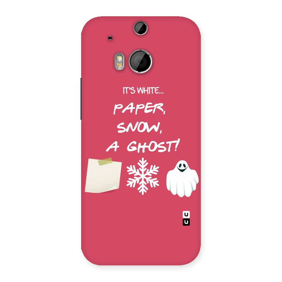 Snow Paper Back Case for HTC One M8