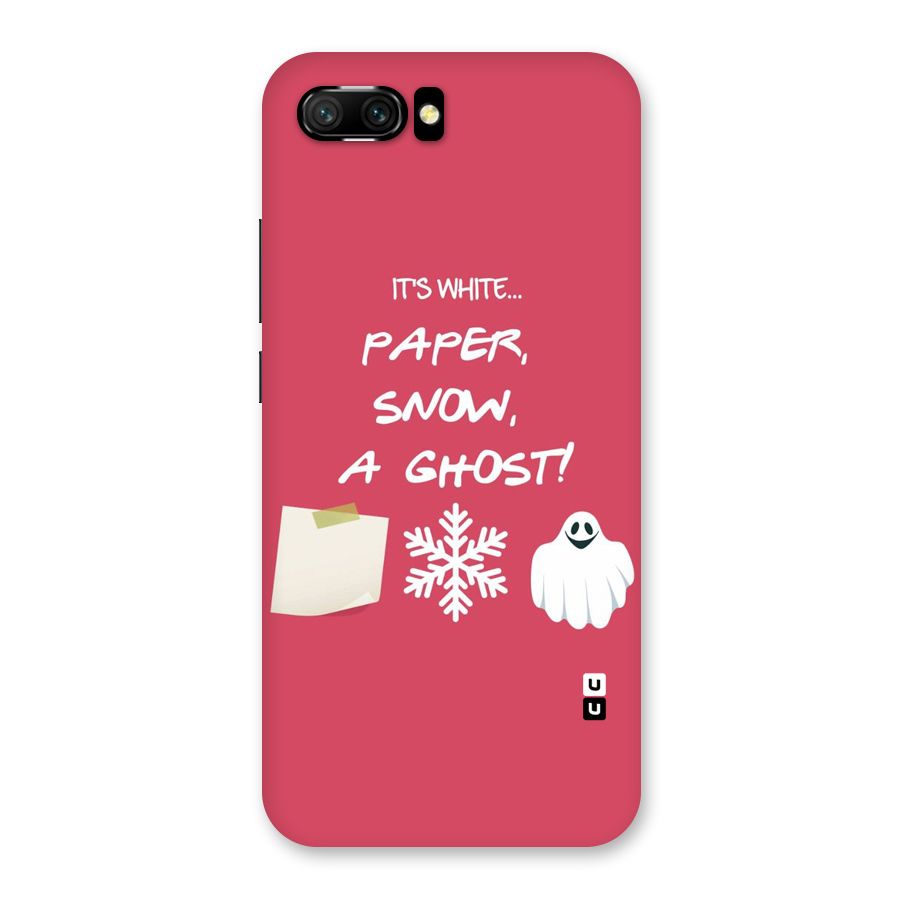 Snow Paper Back Case for Honor 10