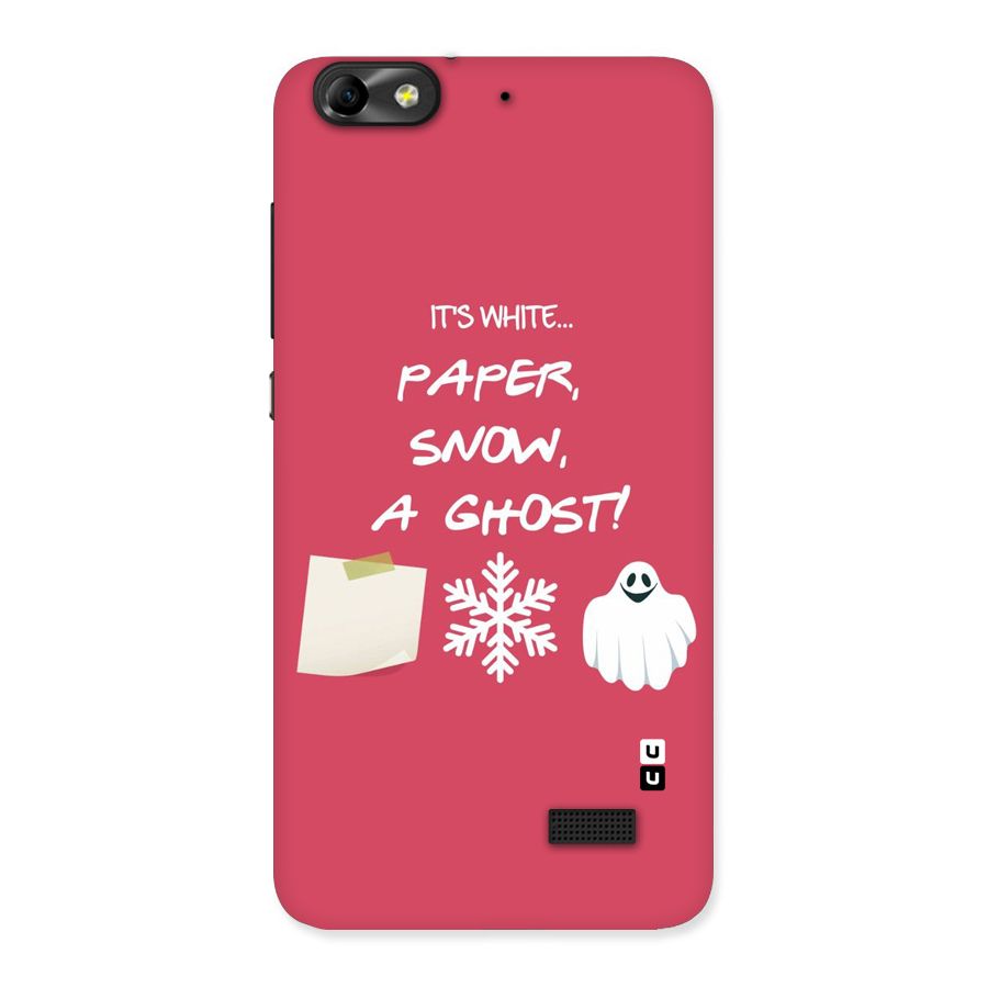 Snow Paper Back Case for Honor 4C