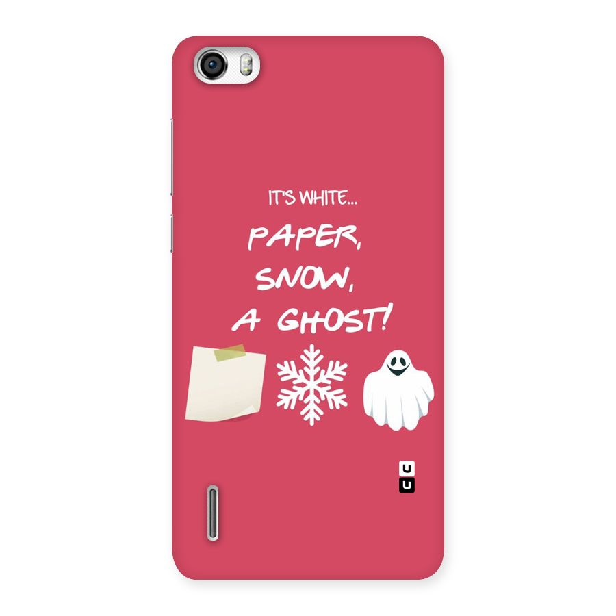 Snow Paper Back Case for Honor 6