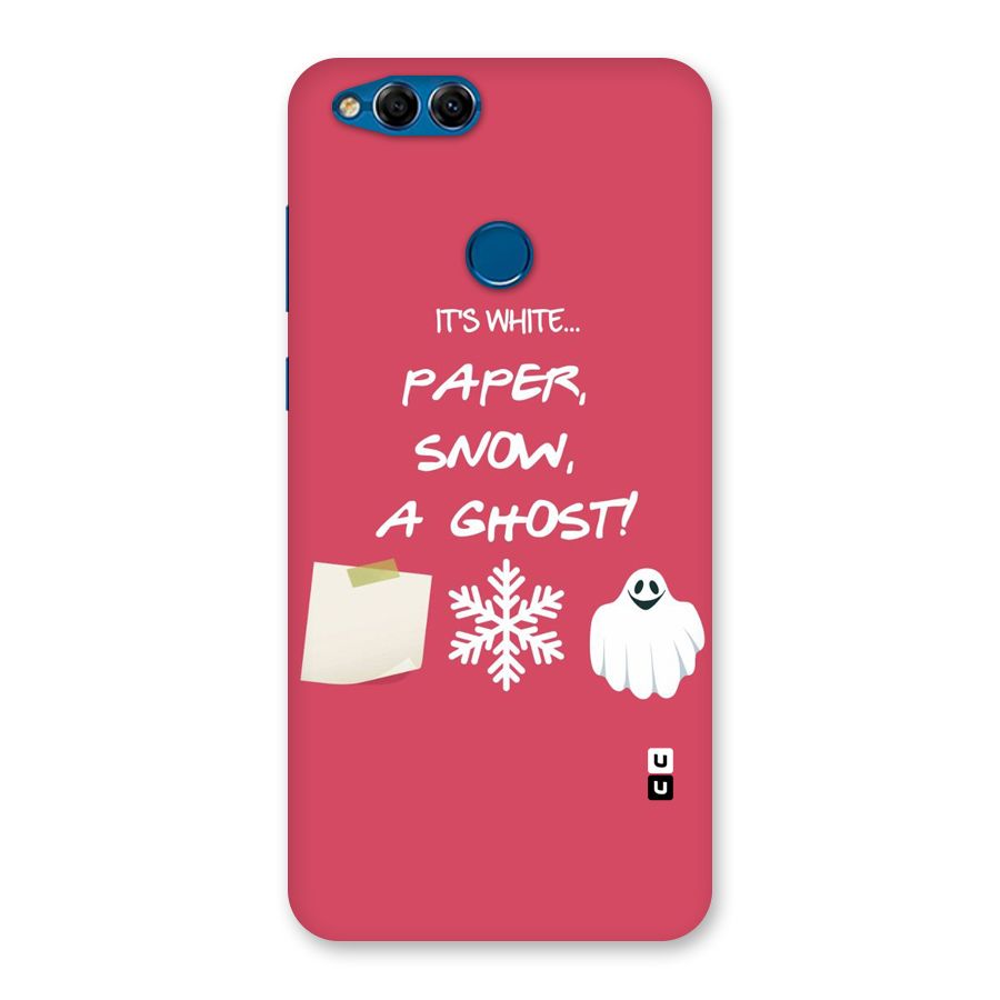 Snow Paper Back Case for Honor 7X