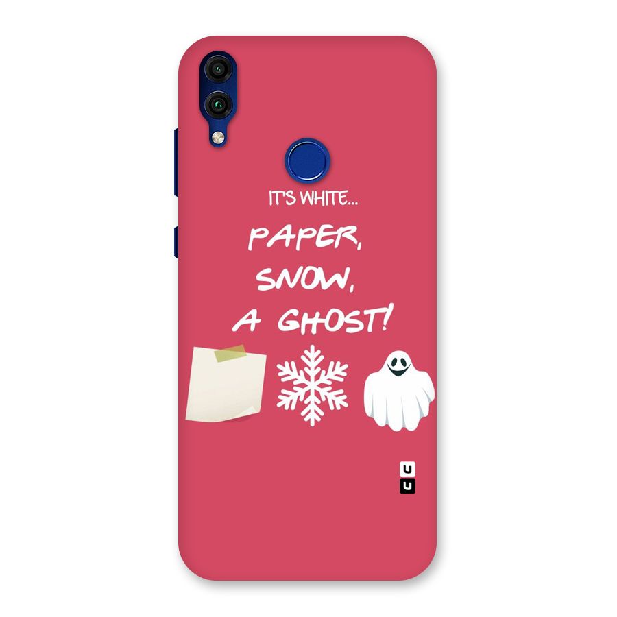Snow Paper Back Case for Honor 8C