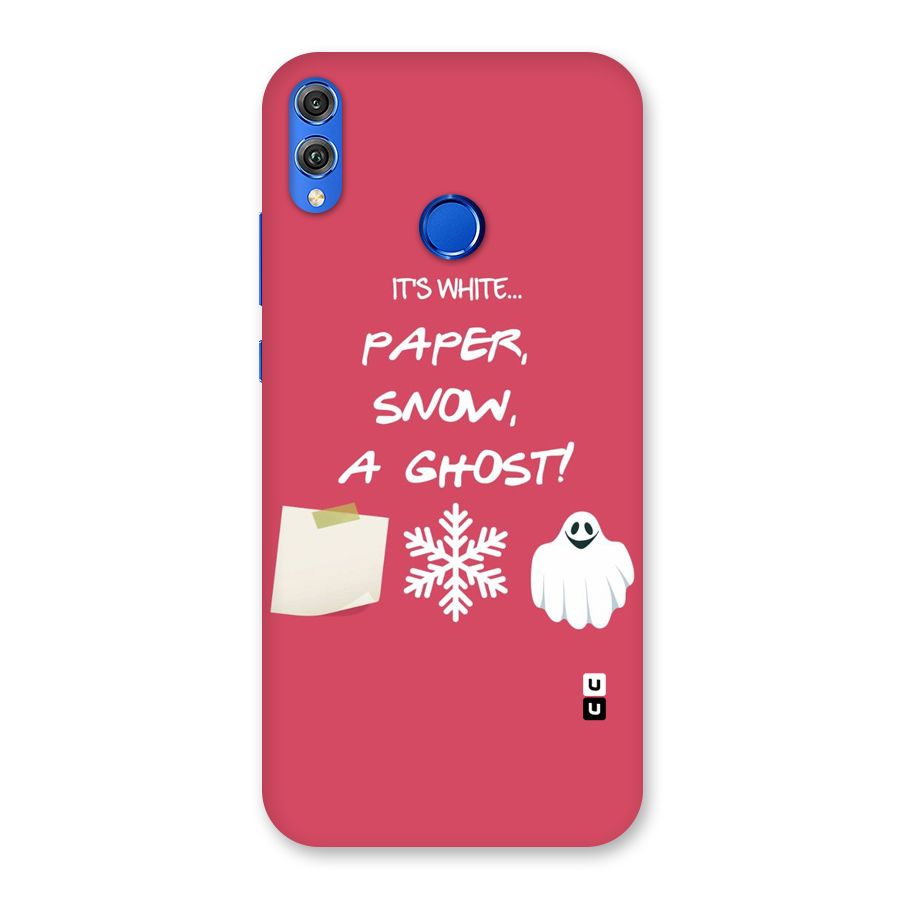 Snow Paper Back Case for Honor 8X