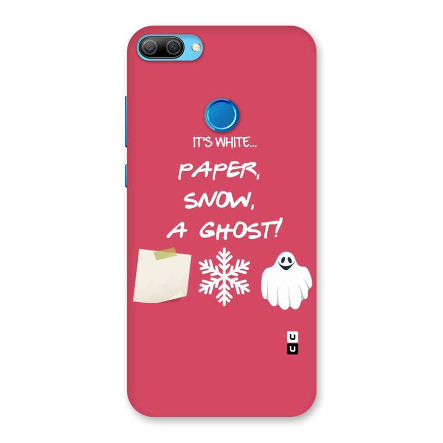Snow Paper Back Case for Honor 9N