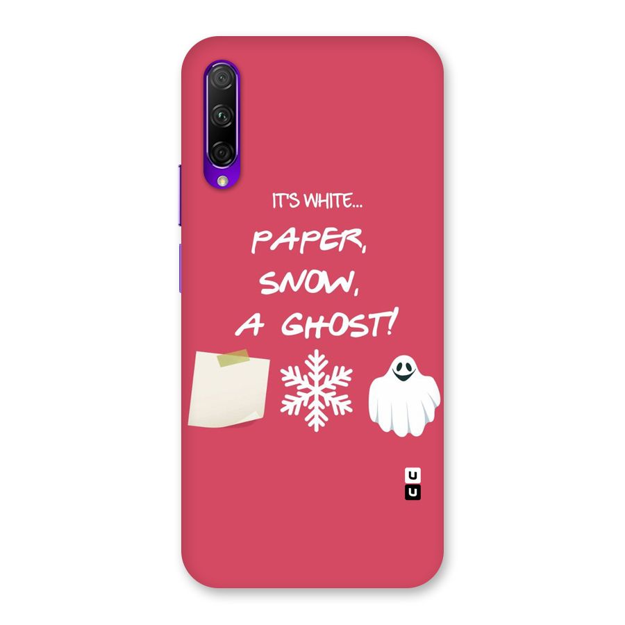Snow Paper Back Case for Honor 9X Pro