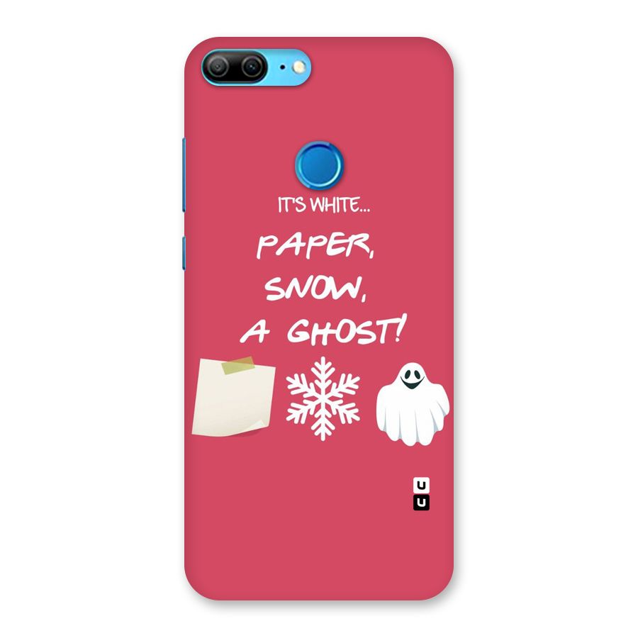 Snow Paper Back Case for Honor 9 Lite