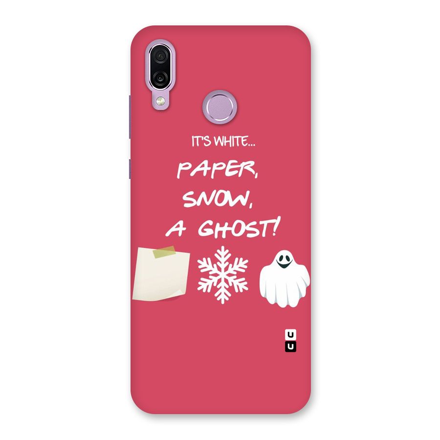 Snow Paper Back Case for Honor Play