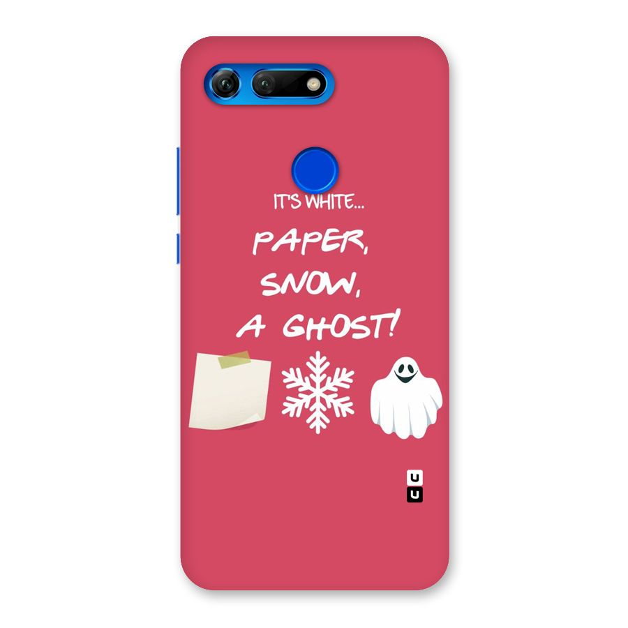 Snow Paper Back Case for Honor View 20
