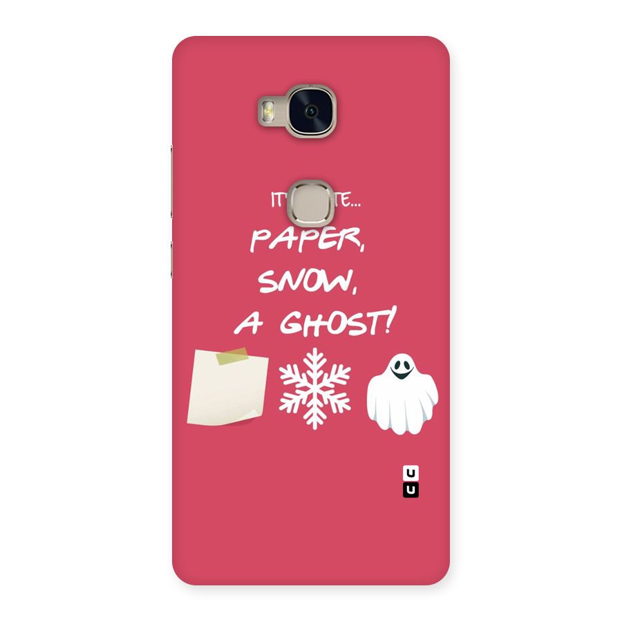 Snow Paper Back Case for Huawei Honor 5X