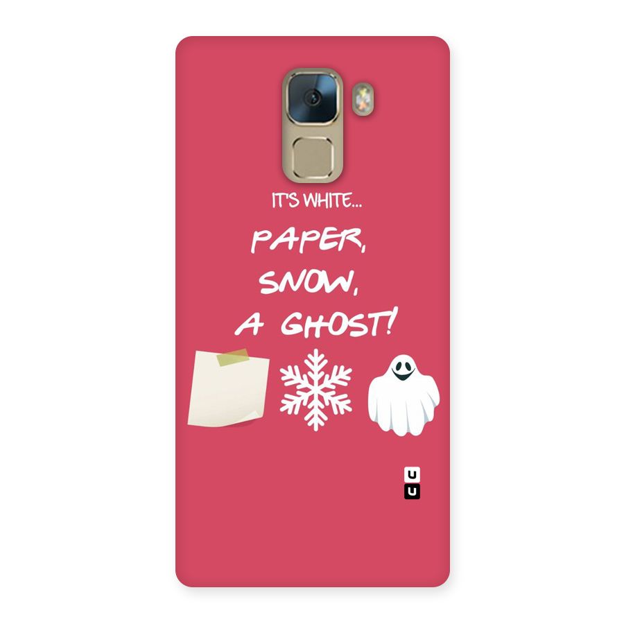 Snow Paper Back Case for Huawei Honor 7