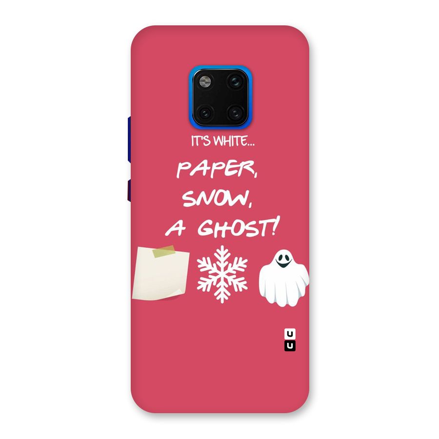 Snow Paper Back Case for Huawei Mate 20 Pro