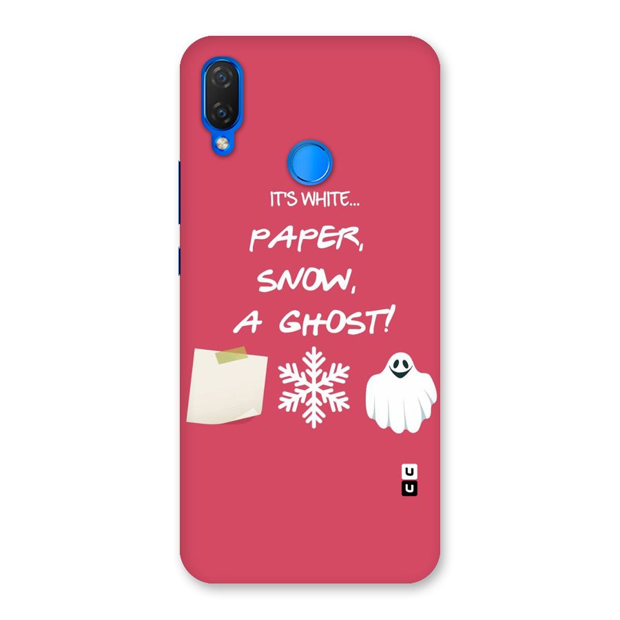 Snow Paper Back Case for Huawei P Smart+