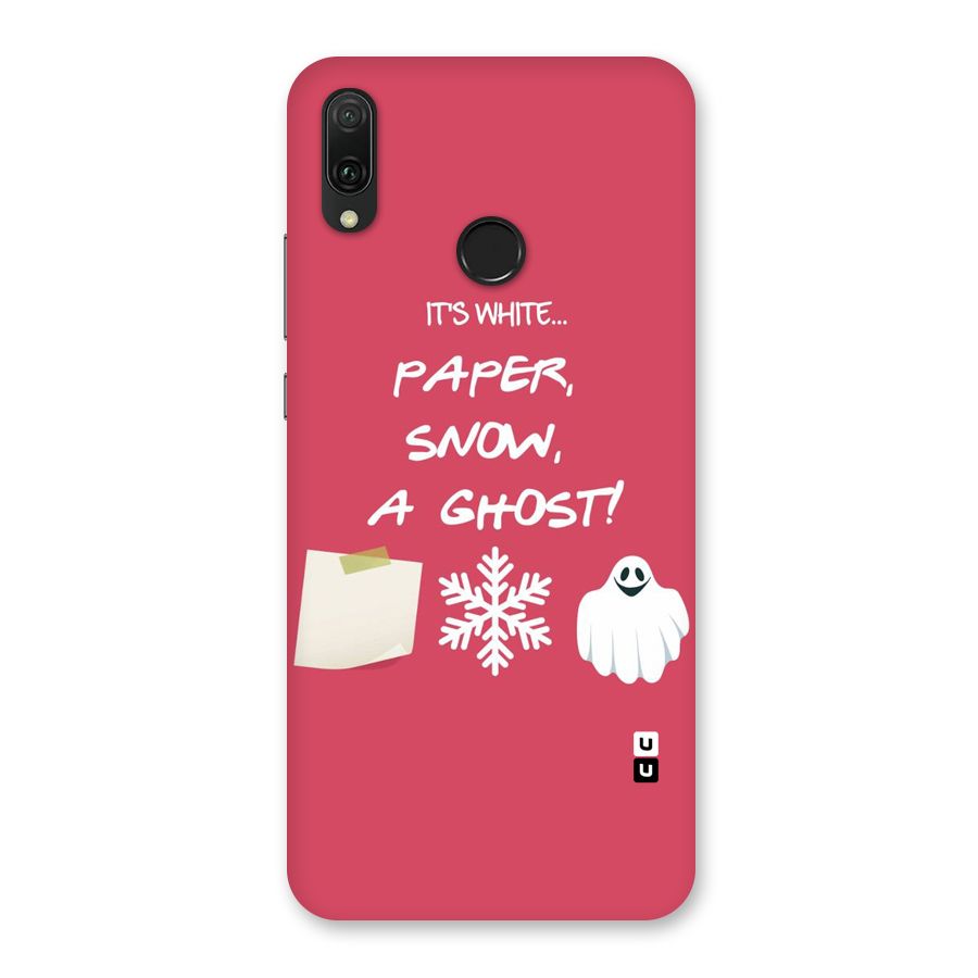 Snow Paper Back Case for Huawei Y9 (2019)