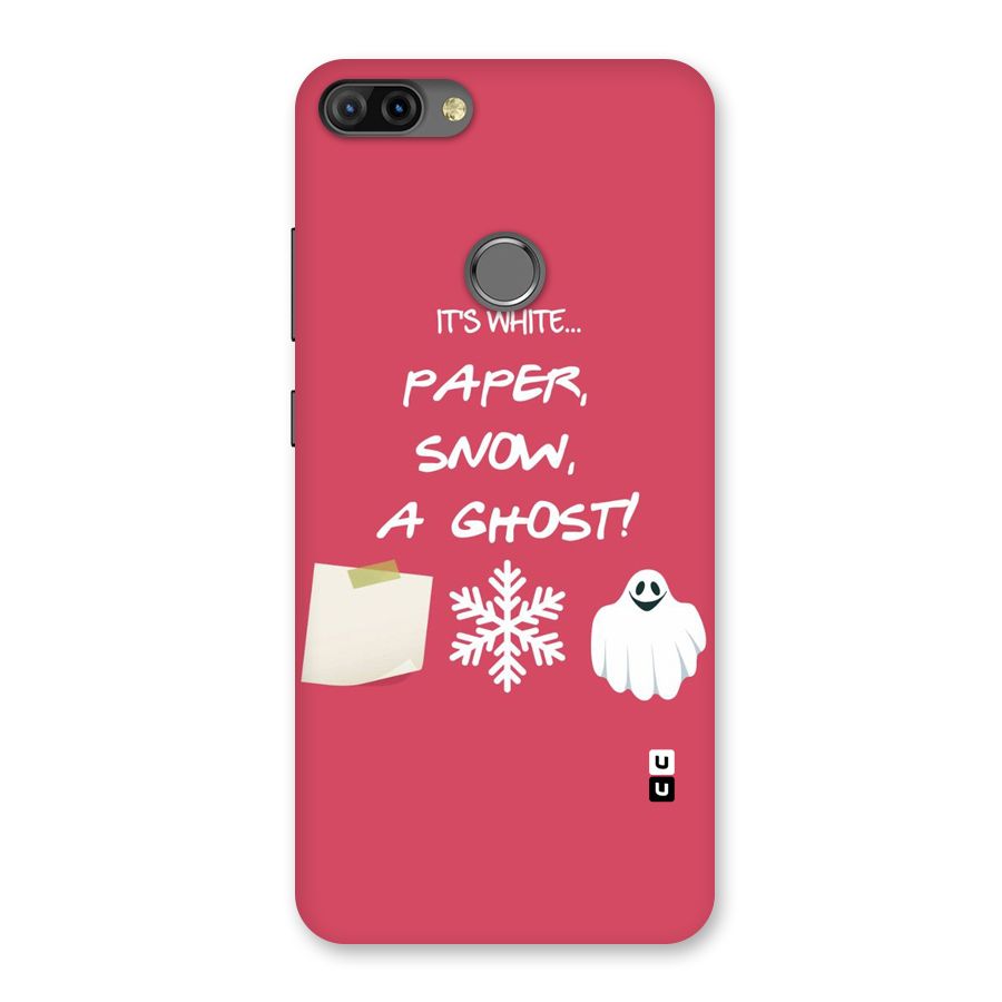 Snow Paper Back Case for Infinix Hot 6 Pro