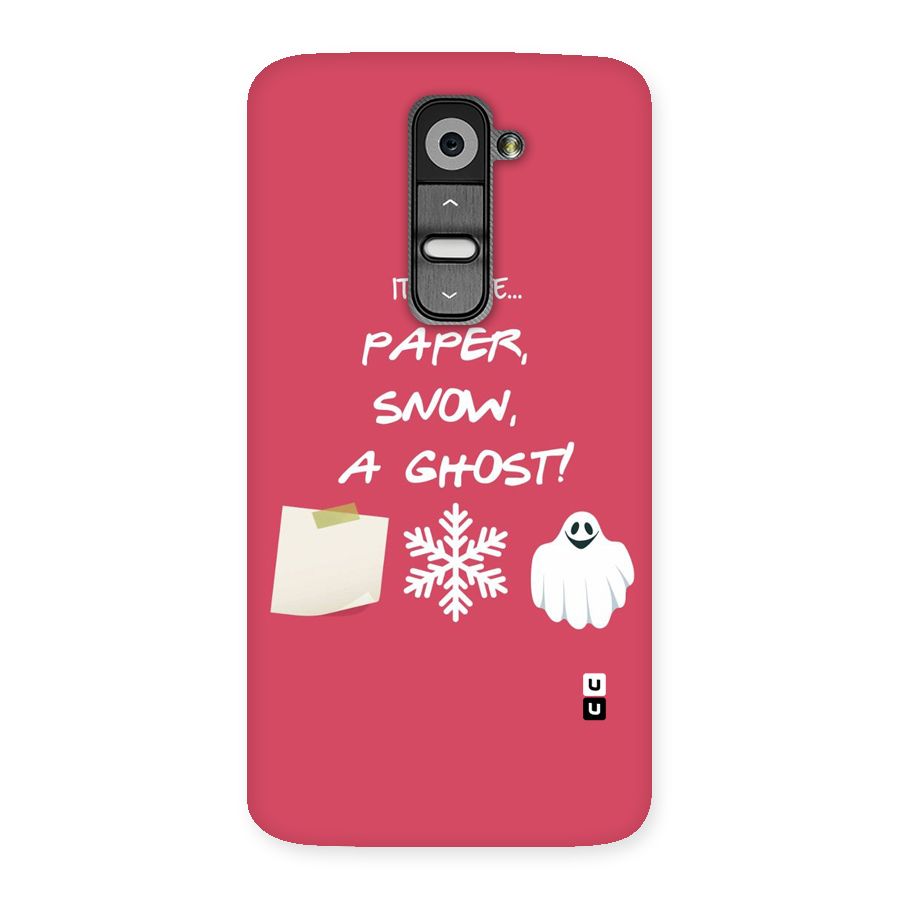 Snow Paper Back Case for LG G2
