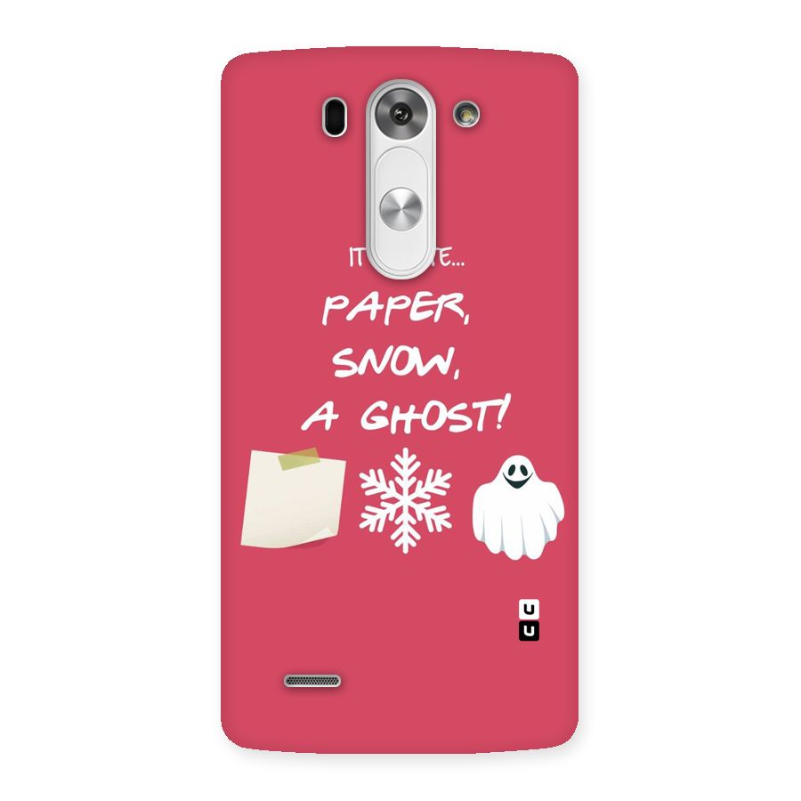 Snow Paper Back Case for LG G3 Beat