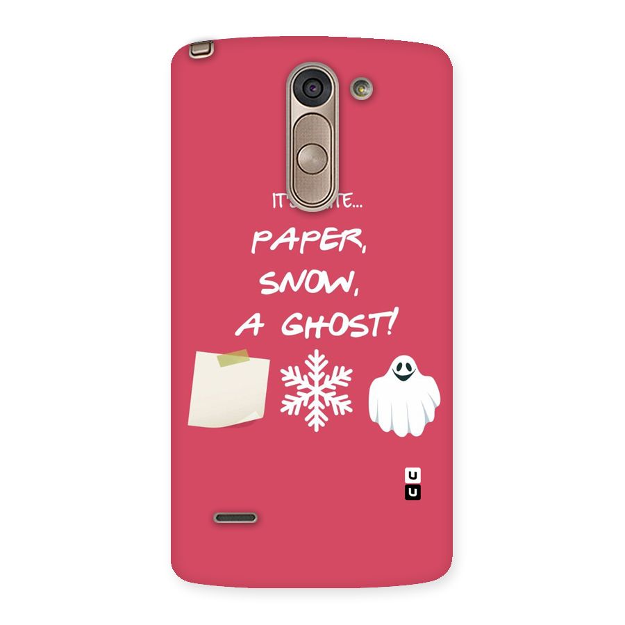 Snow Paper Back Case for LG G3 Stylus