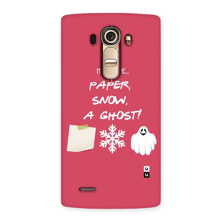 Snow Paper Back Case for LG G4