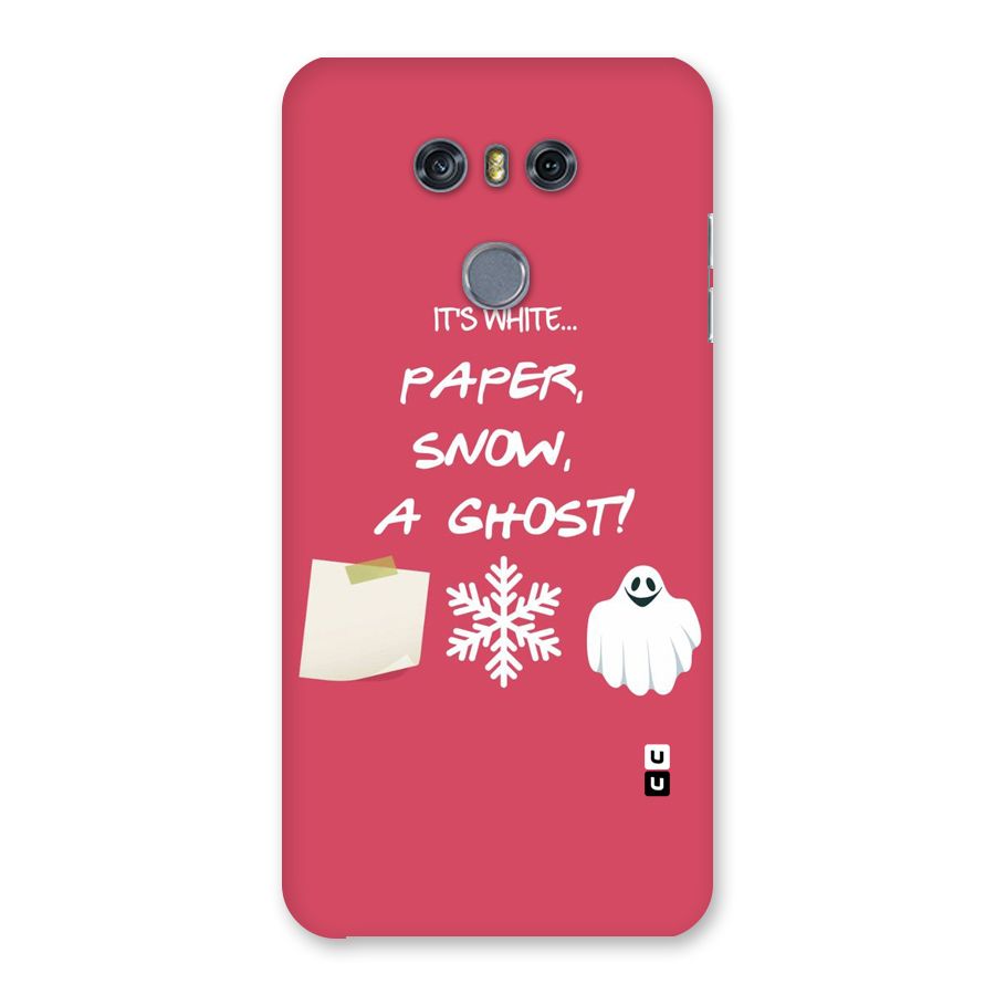 Snow Paper Back Case for LG G6