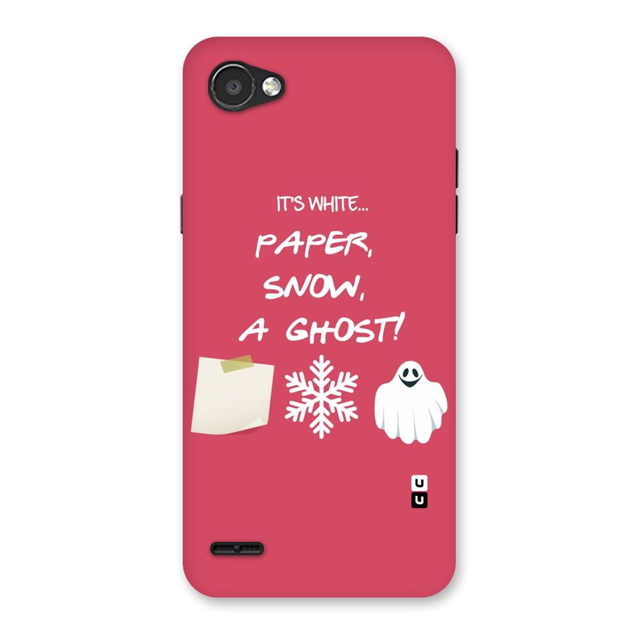 Snow Paper Back Case for LG Q6