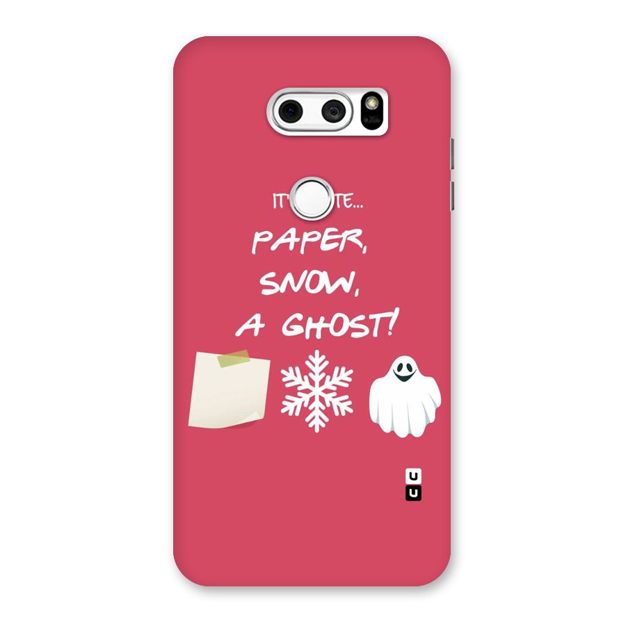 Snow Paper Back Case for LG V30