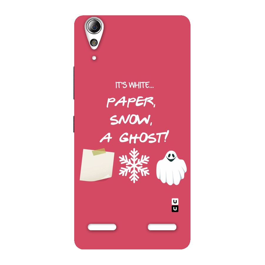 Snow Paper Back Case for Lenovo A6000