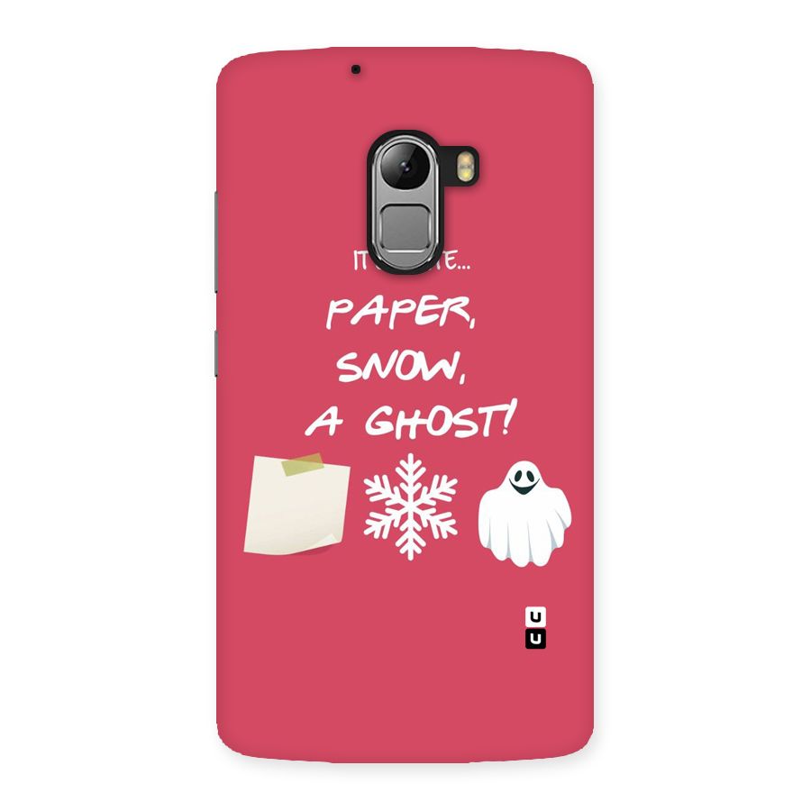 Snow Paper Back Case for Lenovo K4 Note